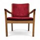 Danish spindle arm chair 1960s
