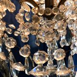 Crystal chandelier diamond cut 9 fires 1880