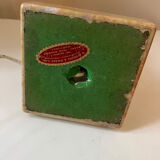 Vintage art deco beige marble lamp base