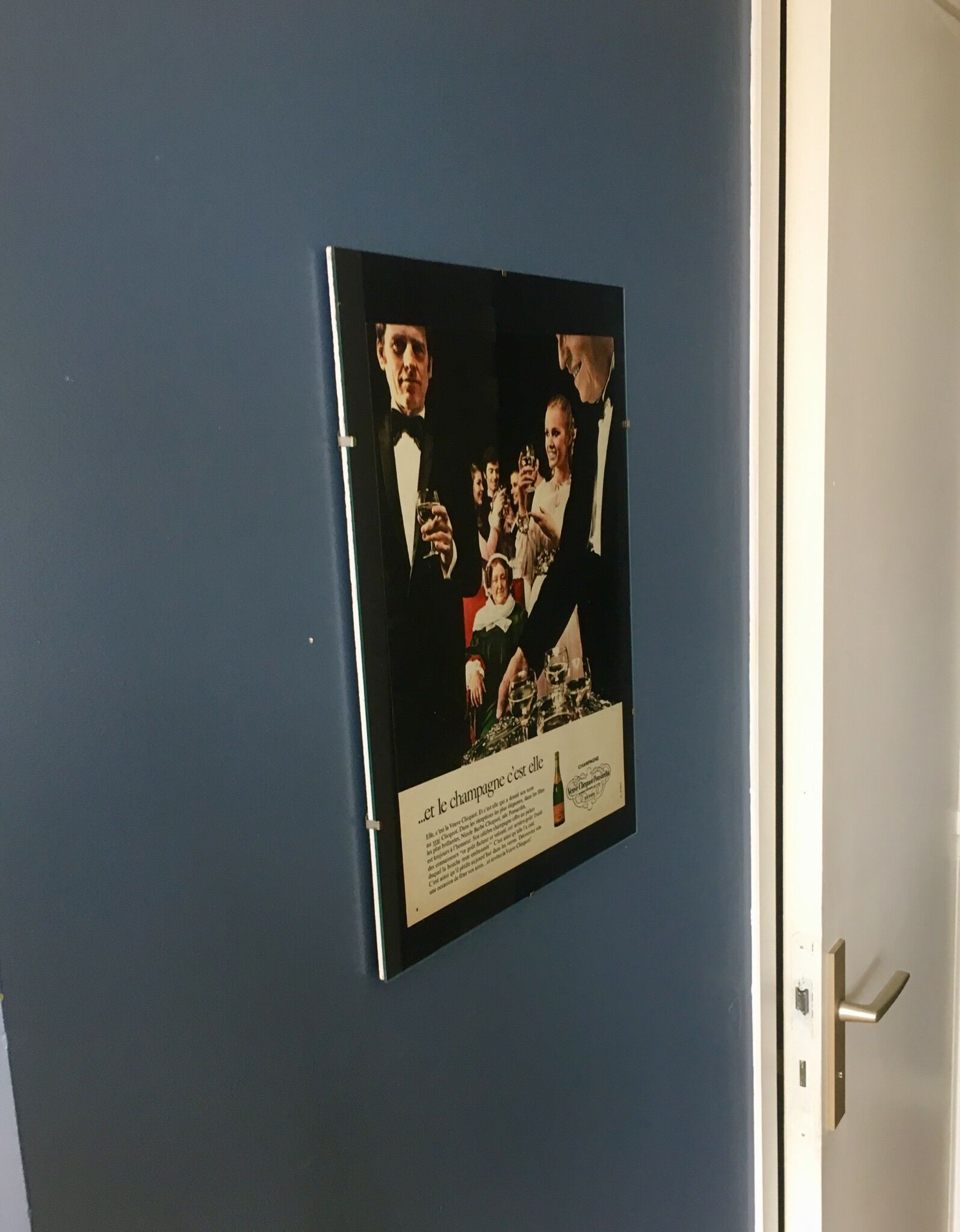 Poster advertising Champagne Veuve Clicquot Ponsardin 1970