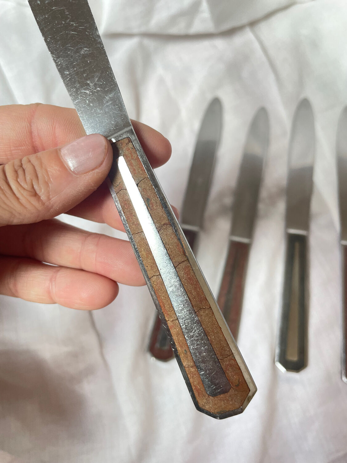 Vintage stainless steel knives