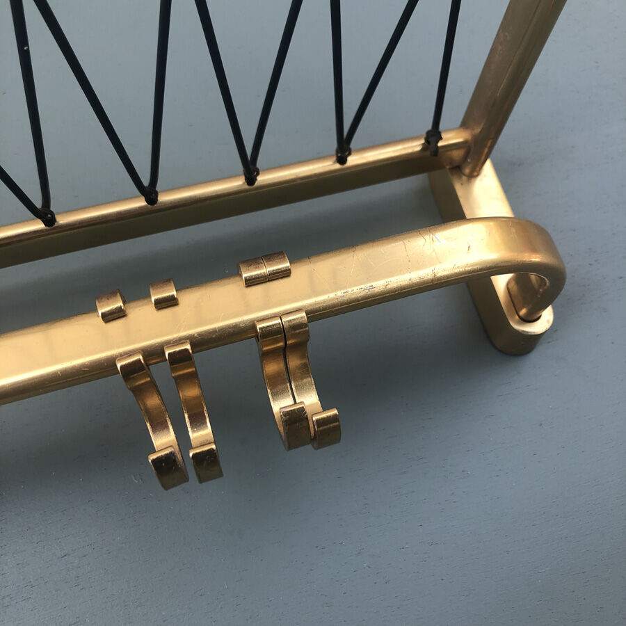 Coat rack train luggage rack 1950