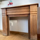 Art Deco fireplace mantel