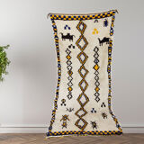 Handmade moroccan berber carpet 237 x 110 cm