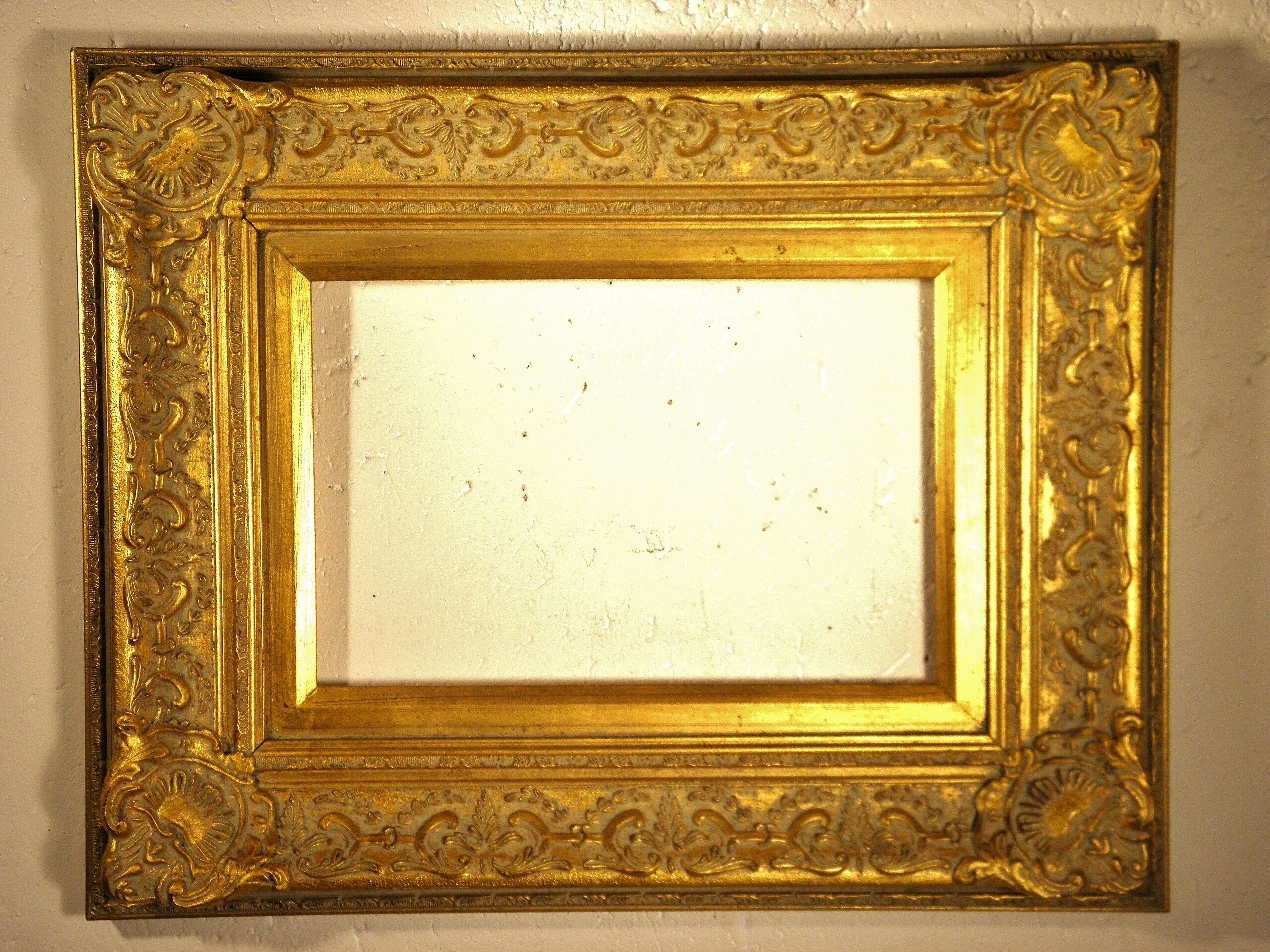 Cadre vieil or 50 x 40 cm