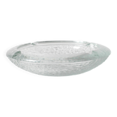 Cendrier rond en verre clair Henninger Meister Spezial Bier vintage / Allemagne