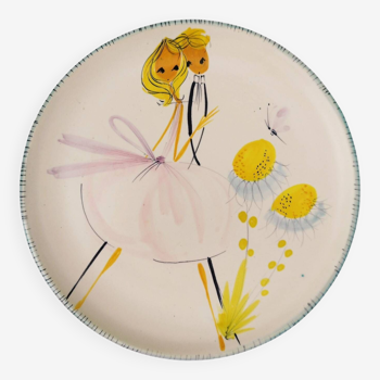 Decorative plate lovers of Carole vintage
