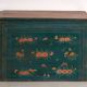 Antique Chinese chest in green lacquered elm – China, circa 1900