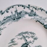 Flat plate Delph iron earth early twentieth century