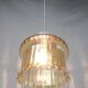 Venini Vintage Murano Glass Amber Pendant Light