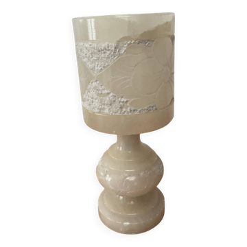 Lampe en albâtre 70’