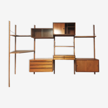 Etagère bibliothèque modulable Royal System par Poul Cadovius Danemark 1950 /1960