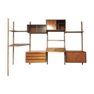 Etagère bibliothèque modulable Royal System par Poul Cadovius Danemark 1950 /1960