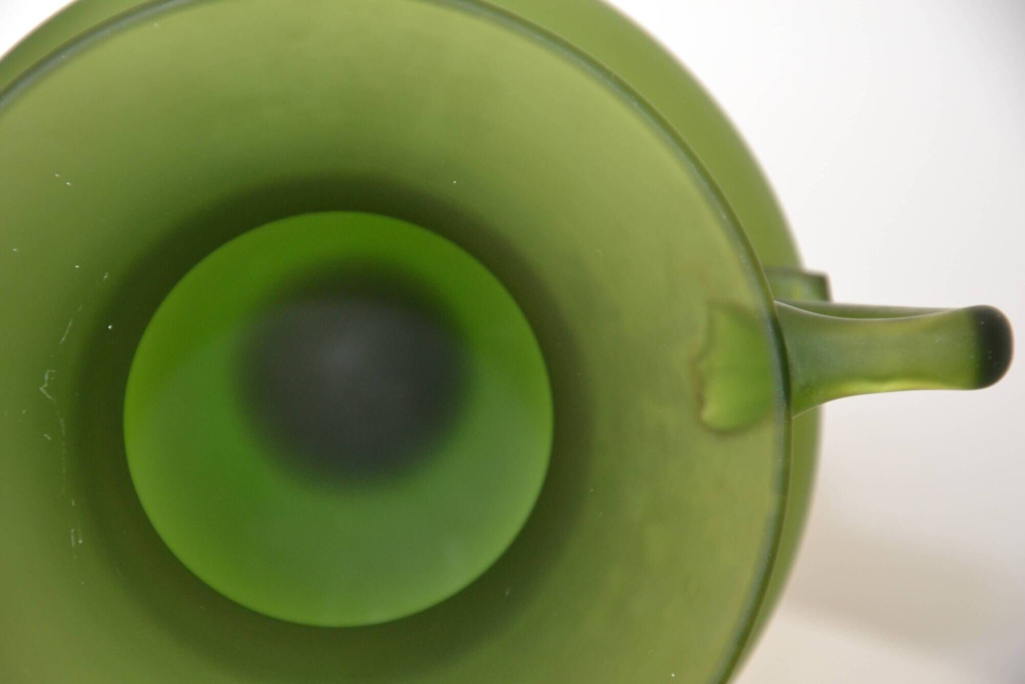 Vase made of glass paste