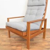 Mid-Century Danish Oak Armchair by Leif Alring for Madsen & Schubell, 1960s