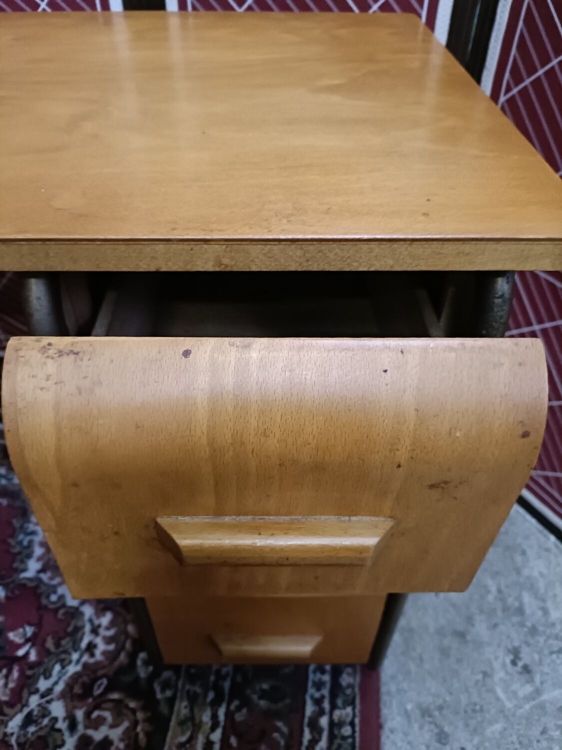 Vintage wooden desk, 50s