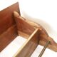 Wooden kitchen shelf
