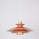 Danish vintage suspension lamp by Kurt Wiborg, Jeka, 1980s.