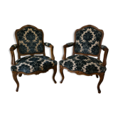 Pair of Louis XV style chairs