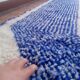 Traditional Moroccan rug, natural wool, 3 x 2 m.