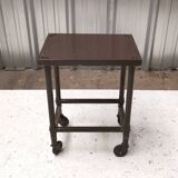 Side table, industrial Flambo rolling trolley