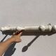 White wooden coat rack / coat hook