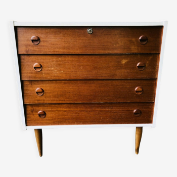 Vintage chest of drawers France furniture , Circa 60
