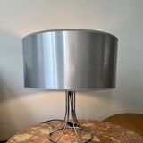 Chromed metal table lamp, 1970 design