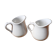 2 vintage milk jugs