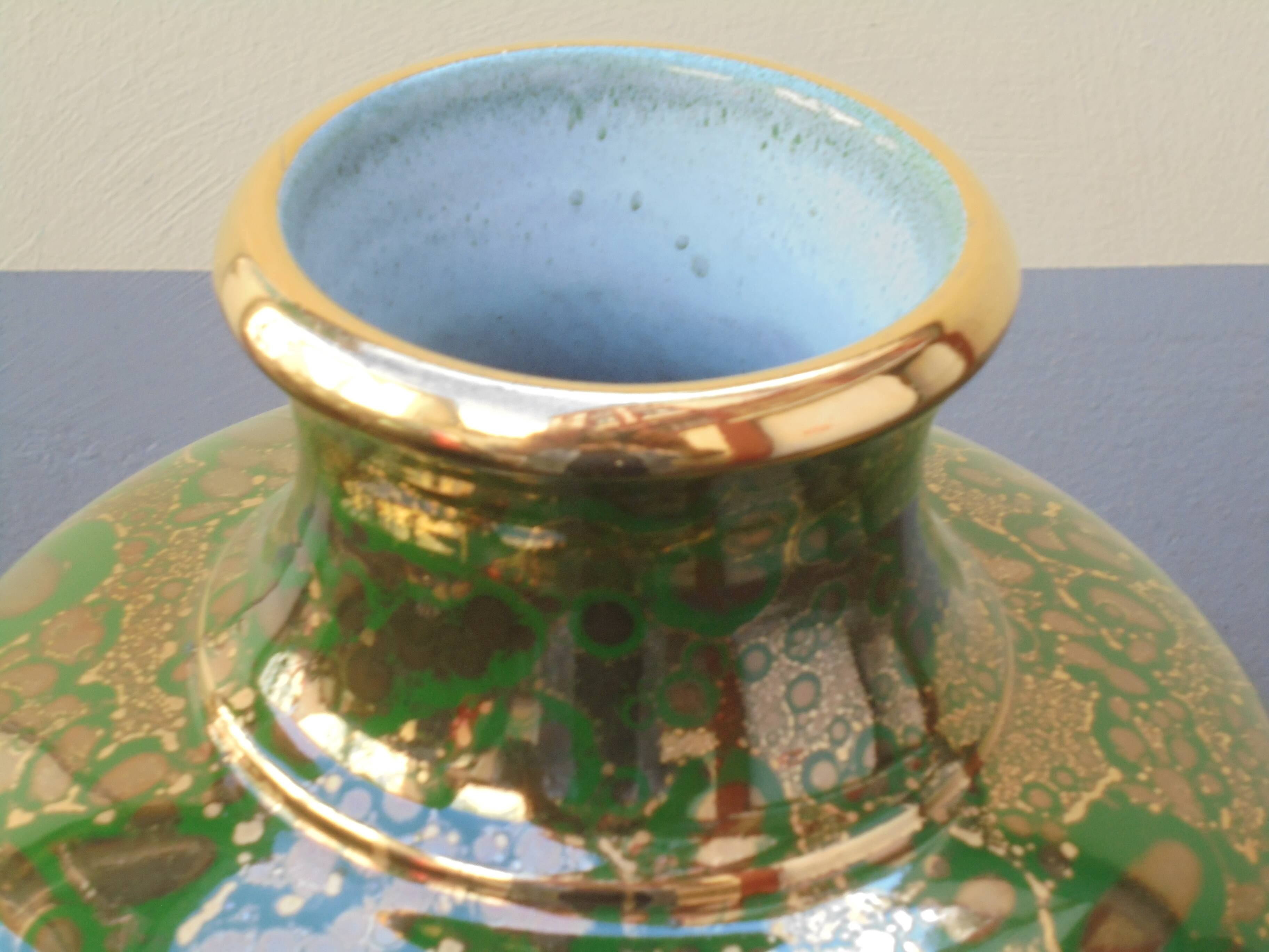 Sèvres vase of art deco style of Mazeaud and Faverot of the 50s