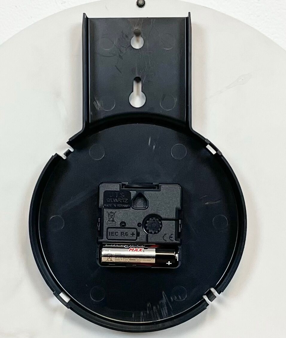 Vintage Office Wall Clock from Pragotron, 1980s