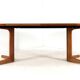 S. Burchardt Nielsen round (2x) extendable dining table danish design teak