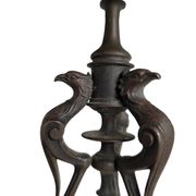 Ensemble de 2 coupes gothiques en bronze, années 1950