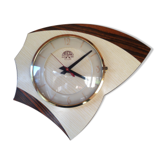 Vintage wall clock in formica 60/70s