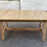 Renovated Scandinavian dining table in oak 145-200cm