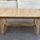 Table à manger scandinave rénovée en chêne 145-200cm