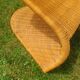 Vintage rattan chairs – cantilever design in the style of Panton – 1970s