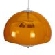 Lampe à Suspension Boule Orange Et Blanche