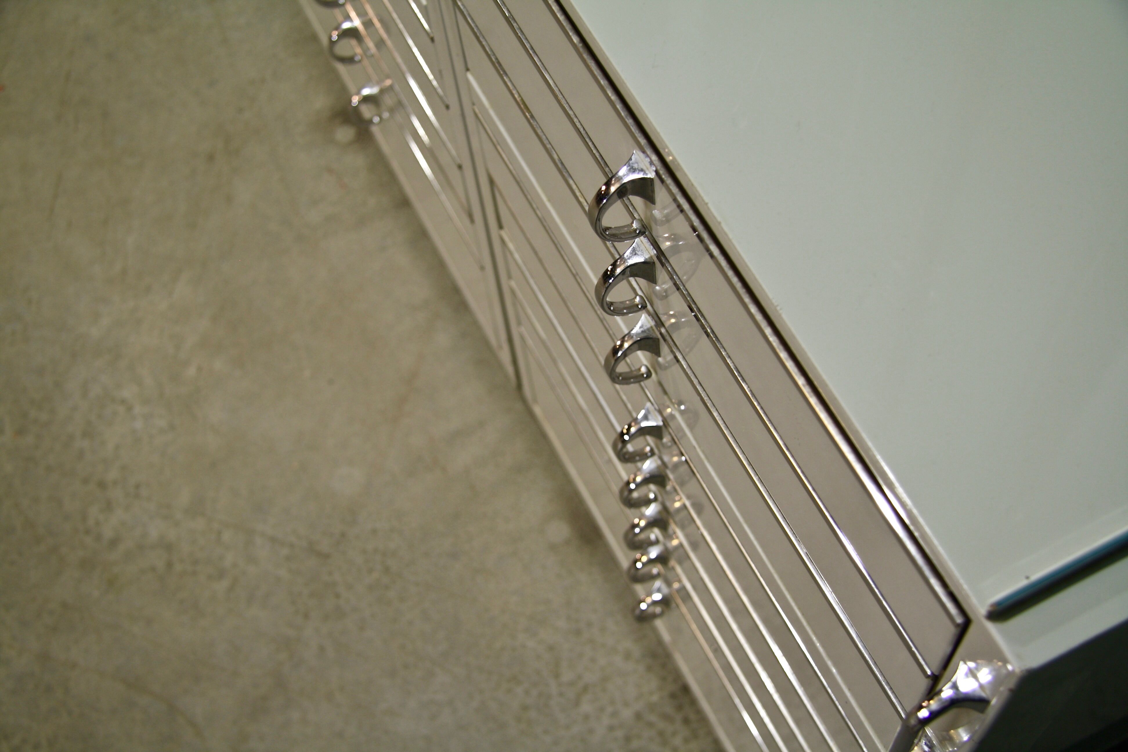 Set of 2 industrial German medical chests with drawers by Baisch, 1950s