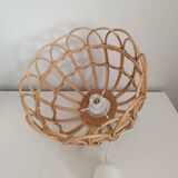 Lustre / Suspension en osier rotin