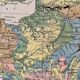 Old geological France map from 1921