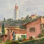 Tableau HST/P "Mediterranean Landscape" ref. H. Hayden