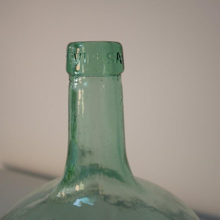 Lot 2 green lady-jeanne 2L