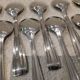12 silver-plated ice cream scoops, goldsmith Frionnet, art deco style