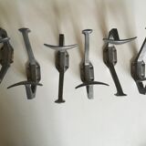 BHV product 3 pairs of 50s grey aluminum cast iron pads