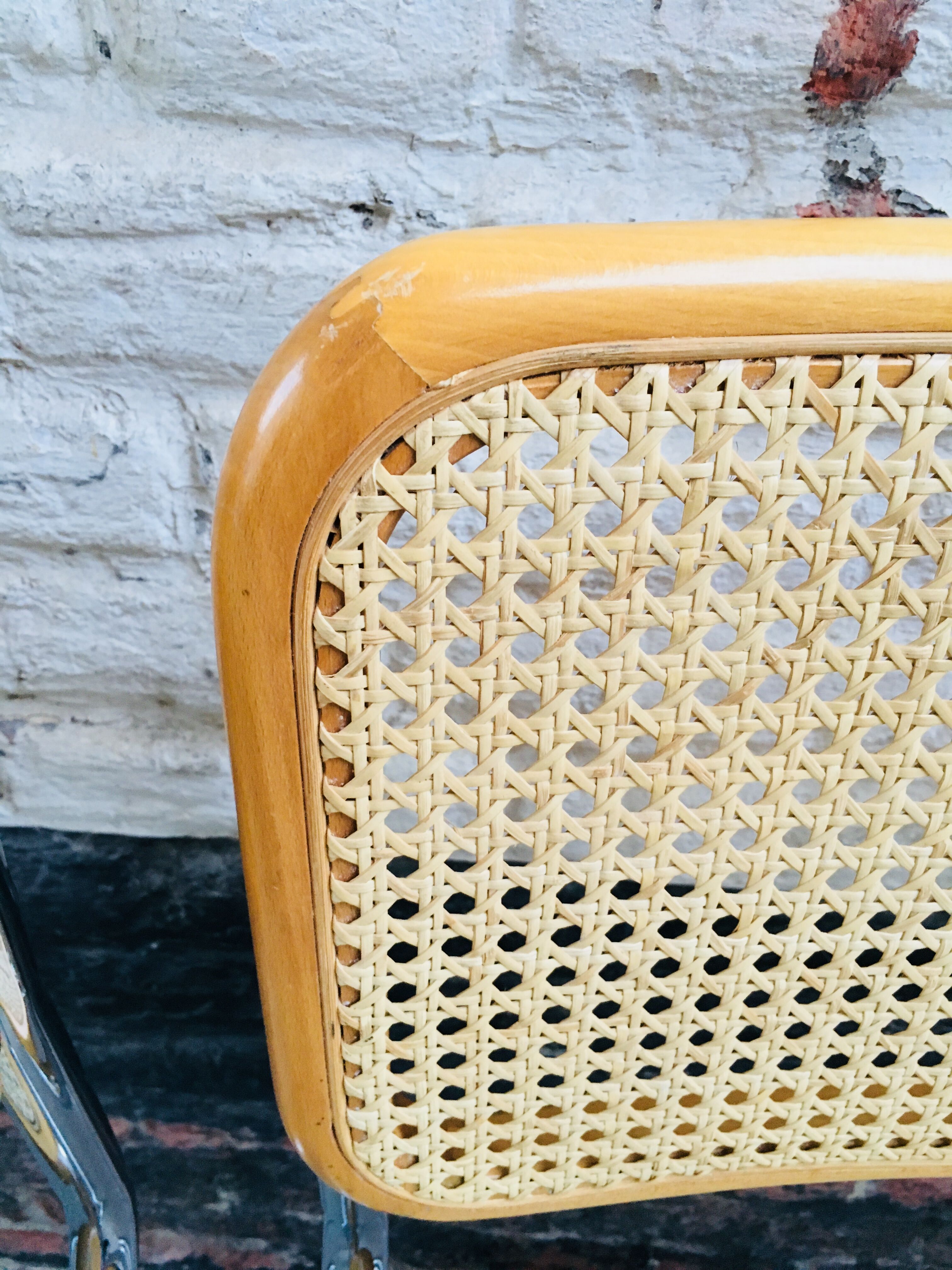 Set of 4 chairs model cesca B32 by Marcel Breuer