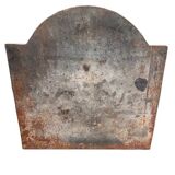 Cast iron fireplace plate