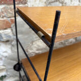 60s style modular self-supporting shelf, string tornado style