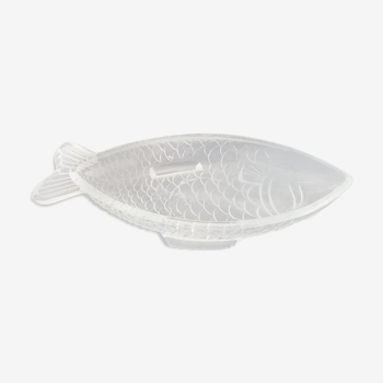 Coupelle en verre en forme de poisson