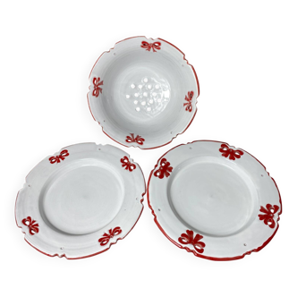 Fruit salad bowls and serving dishes